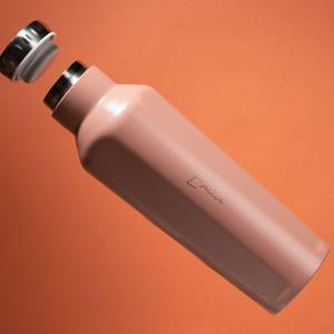 Trinkflasche Flask Orange - Metall - 7 x 26 x 7 cm