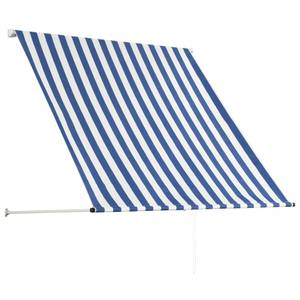 Einziehbare Markise 3001277-1 Blau - Breite: 100 cm