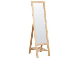 Standspiegel LUISANT Braun - Massivholz - 40 x 145 x 52 cm