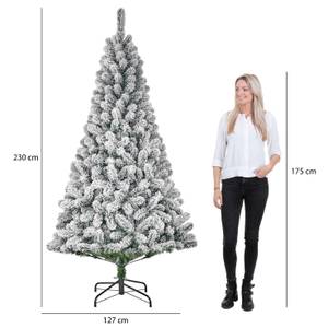 Sapin de Noel artificiel Millington Vert - Matière plastique - 127 x 230 x 127 cm