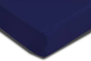Topper Bettlaken blau 200x200 cm Heavy Blau - Textil - 200 x 4 x 200 cm