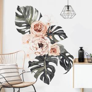 Wandtattoo Aquarell Monstera Bouquet XXL 150 x 95 cm