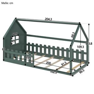 Hausbett Elia Grün