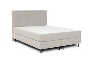 Boxspringbett Lago Beige - Breite: 200 cm - H3