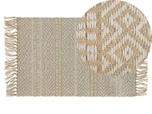 À poil court DORTYOL Beige - Blanc - Fibres naturelles - 80 x 50 x 50 cm