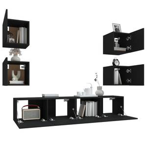 TV-Schrank 6er Set D842 Schwarz