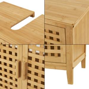 Waschbeckenschrank Ingmarsö Braun - Bambus - 67 x 60 x 30 cm