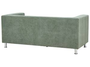 3-Sitzer Sofa FLORO Grün - Hellgrün - Silber