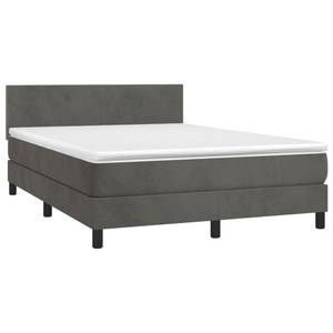 Boxspringbett 3017290-3 Dunkelgrau - 144 x 193 cm