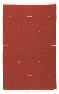 Kelim Modern - 180x120cm Rot - Naturfaser - 120 x 1 x 180 cm