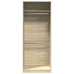 Kleiderschrank 298537-6 Eiche Sonoma Dekor - Breite: 80 cm