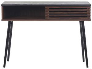 Table d'entrée PERTH Noir - Marron - Bois manufacturé - 110 x 80 x 40 cm