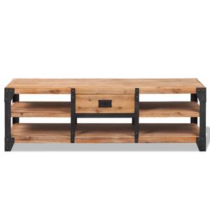 TV-Ständer 243913 Braun - Metall - Massivholz - Holzart/Dekor - 40 x 45 x 140 cm