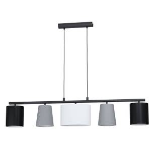 Luminaires suspendus ALMEIDA 1 Tissu mélangé / Acier - Profondeur : 120 cm