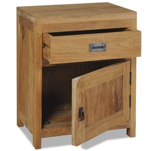 Nachttisch 244484 Braun - Massivholz - Holzart/Dekor - 30 x 50 x 40 cm