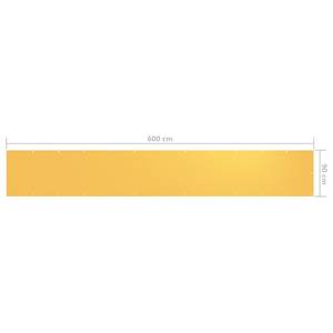 Balkon Sichtschutz 3016497-8 Gelb - Tiefe: 90 cm