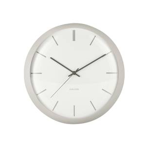 Horloge murale Nirvana Globe Fer - Blanc