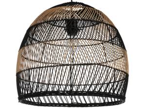 Lampe suspension BUMI Beige - Noir - Bleu - Rotin - 45 x 40 x 45 cm