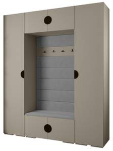 Garderobe Inova 4 Z13 Schwarz - Grau - Schwarz