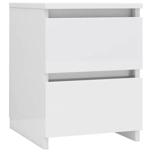 Table de chevet 299420-1 (lot de 2) Blanc brillant - Nombre de pièces dans le lot : 2