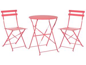 Bistro Set FIORI 3-tlg Rot