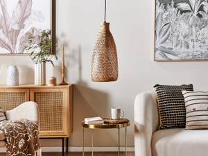 Lampe suspension LWELA Marron - Bambou - 23 x 48 x 23 cm