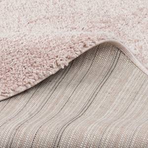 Hochflor Langflor Teppich Aloha Rund Rosé - 200 x 200 cm