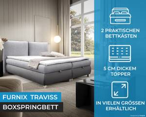 Boxspringbett Traviss Grau