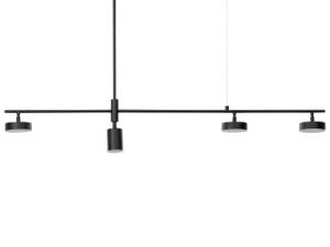 Lampe suspension FOYLE Noir - Métal - 122 x 69 x 15 cm