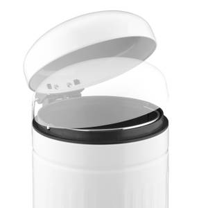 Kosmetikeimer 3 Liter Weiß - Metall - Kunststoff - 17 x 29 x 23 cm