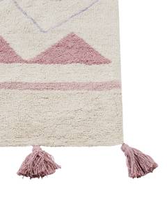 Teppich ZAYSAN Beige - Creme - Pink - Violett - Gelb