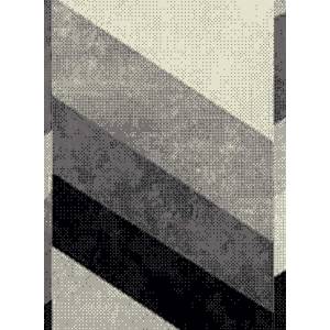 Tapis salon BE 05 80x150 gris Gris - Matière plastique - 80 x 13 x 150 cm