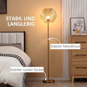 Stehleuchte B31-372 Gold - Metall - 35 x 150 x 35 cm