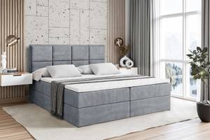 Boxspringbett GALMA Grau - Breite: 200 cm - H4