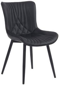 chaise salle à manger Brady Noir - Cuir synthétique