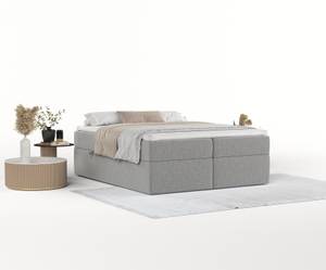 Boxspringbett Yoko Grau - 200 x 201 cm