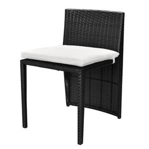 Bistro-Set (3-teilig) 294075 Schwarz - Weiß