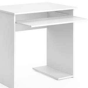 Schreibtisch Nick Weiß Weiß - Holzwerkstoff - 80 x 77 x 58 cm