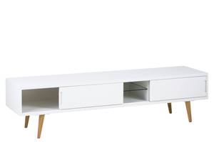 Emmie Tv Tisch Weiß - Holzwerkstoff - 180 x 46 x 45 cm
