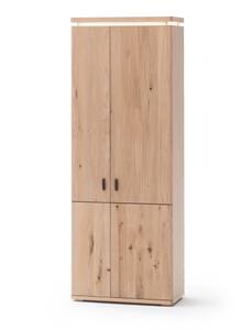 Garderobe Burgos 22-OK (3-teilig) Braun - Holzart/Dekor - Holz teilmassiv - 165 x 204 x 38 cm