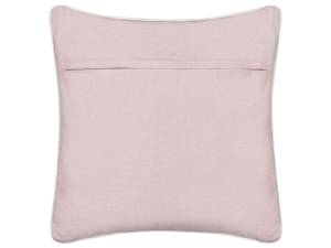 Coussin décoratif GAZANIA Rose foncé - Blanc - 45 x 8 x 45 cm - Nombre de pièces dans le lot : 2