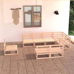 Garten-Lounge-Set (8-teilig) 3009797-1 Holz