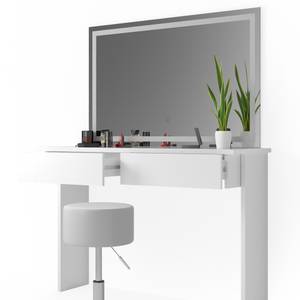 Schminktisch Azur LED-Spiegel Hocker Weiß - Holzwerkstoff - 120 x 83 x 40 cm