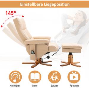 Massagesessel 700-111V02CW Cremeweiß