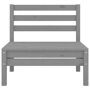 Garten-Lounge-Set Grau - Massivholz - Holzart/Dekor - 64 x 63 x 64 cm