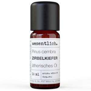 Zirbelkiefer 10ml - ätherisches Öl Glas - 3 x 8 x 3 cm