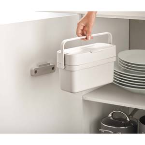 Composteur de cuisine Compo 4 Food Waste Gris - Matière plastique - 12 x 18 x 29 cm
