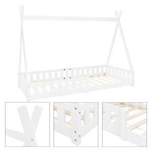 Lit enfant Tipi 200x90 Blanc Blanc