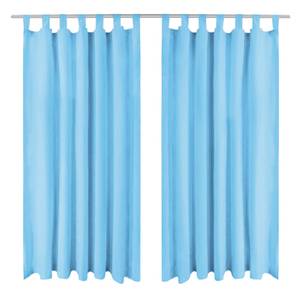 Rideau(lot de 2) 294207 Turquoise - Hauteur : 225 cm