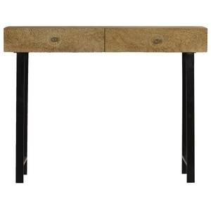 Konsolentisch 246977 Braun - Metall - Massivholz - Holzart/Dekor - 30 x 79 x 102 cm